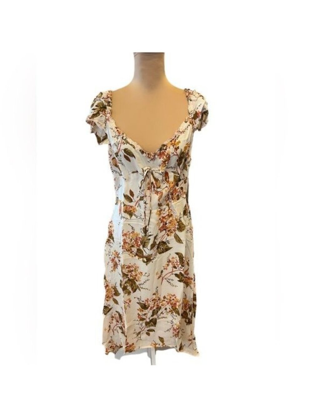 Reformation Women’s Dress Size 12 Maebry Bella Floral High Low Hem Feminine NWT - Picture 4 of 13